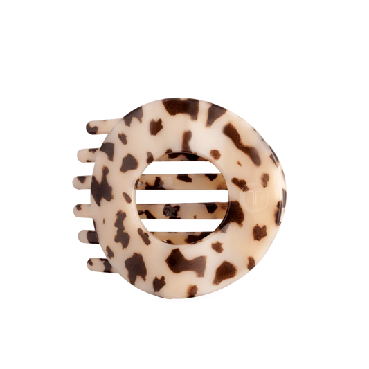 TELETIES Circle Flat Hair Clip – Multiple Sizes & Colors