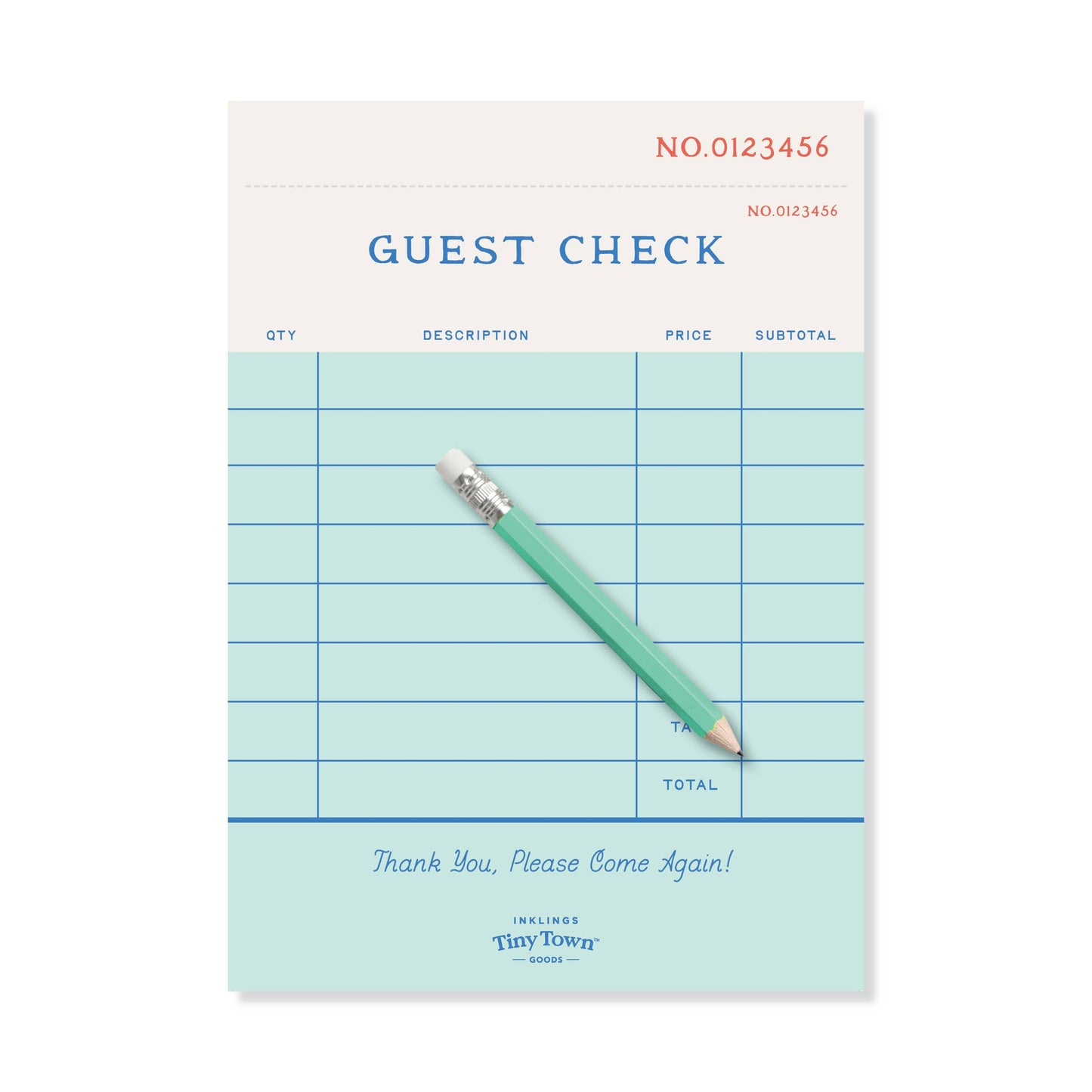 Guest Check Inklings Tiny Town™ Play Notepad