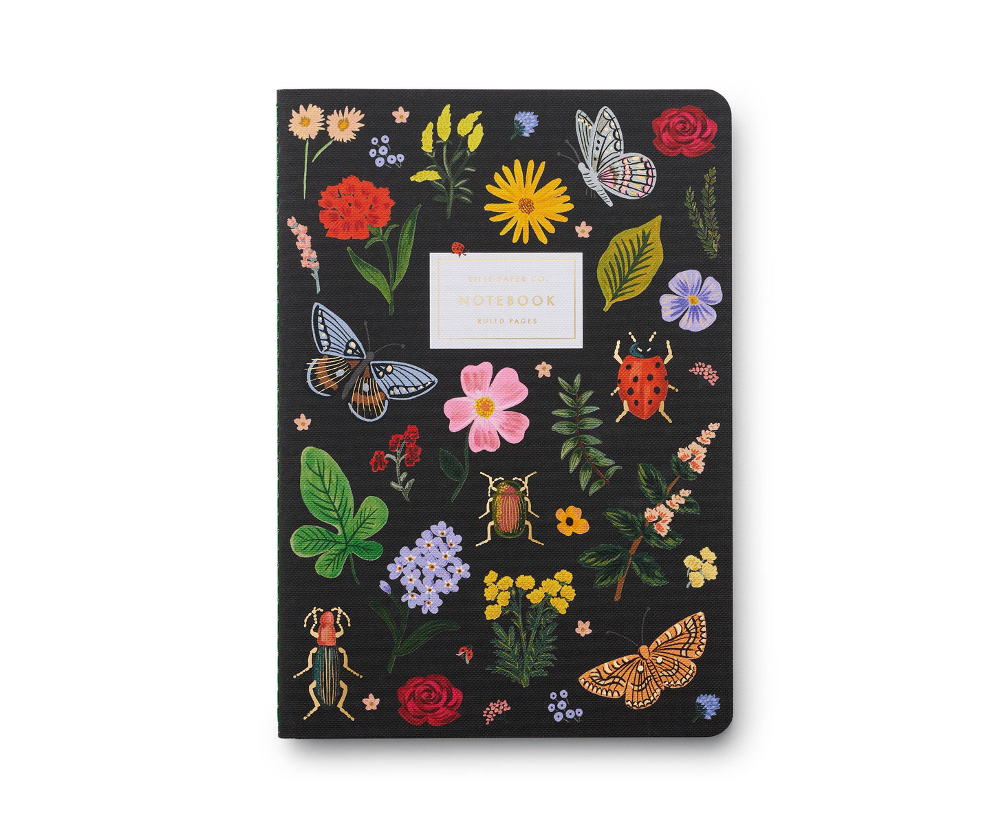 Garden Insect Stitched Notebook
