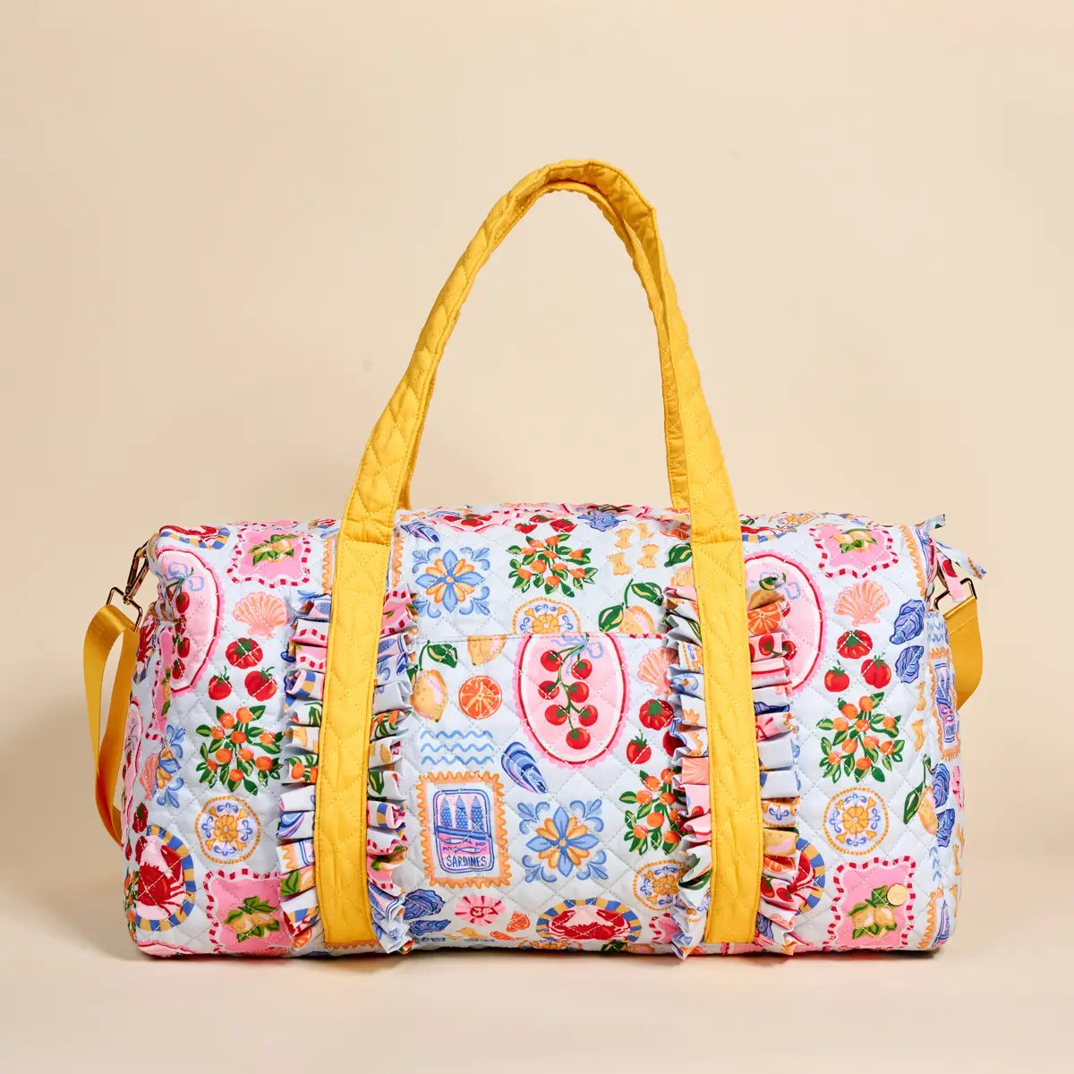 Ciao Bella On-The-Go Quilted Weekender Bag