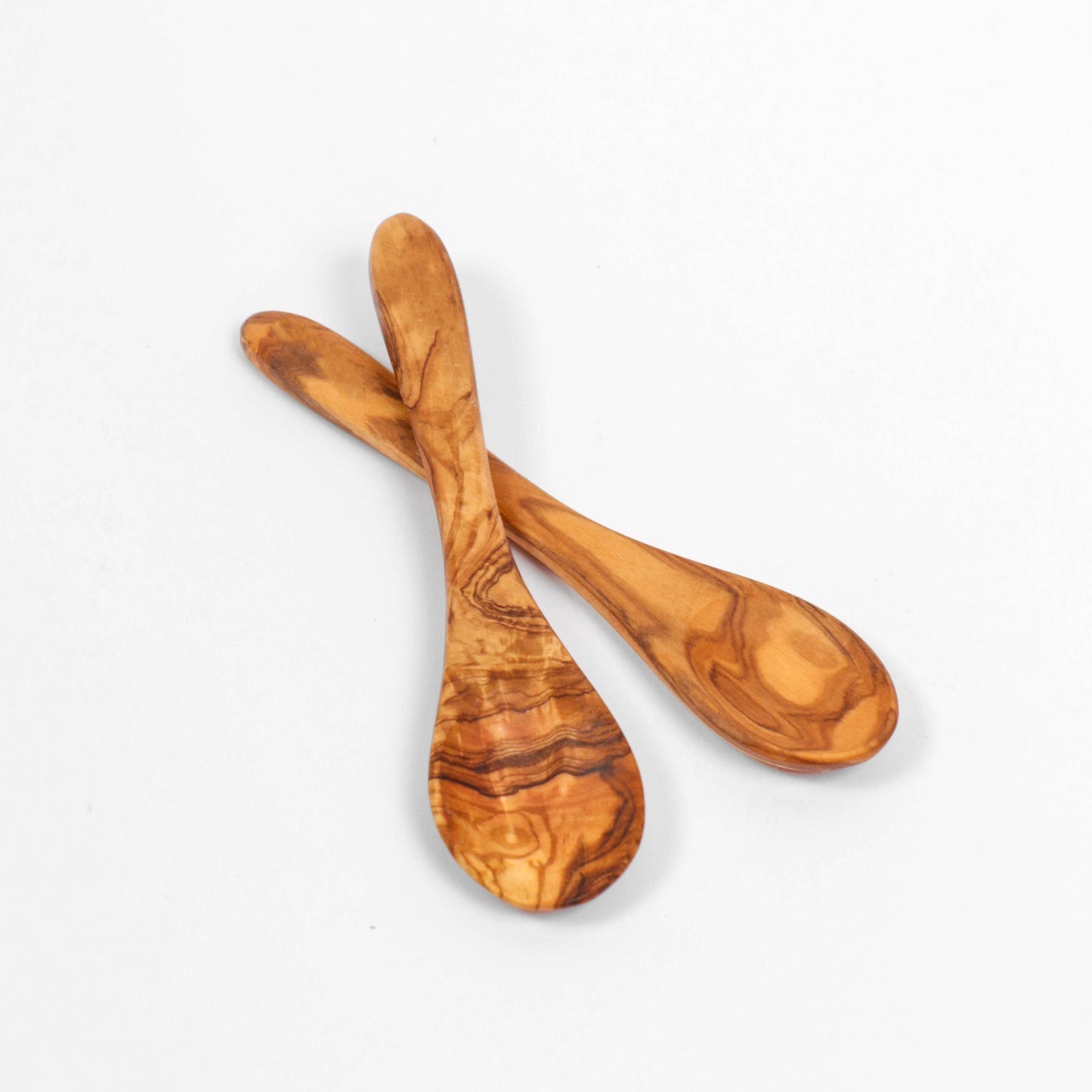 Mini Olive Wood Spoon – Handmade Spice Spoon