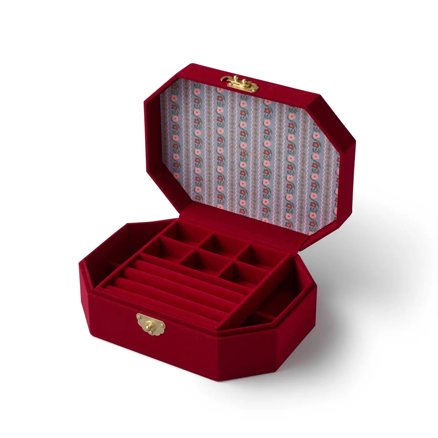 Embroidered Jewelry Box