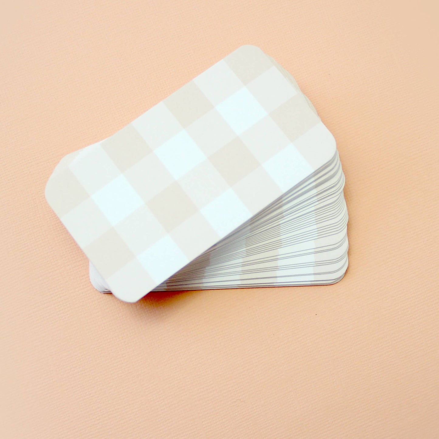 Putty Gingham Pocket Notes™