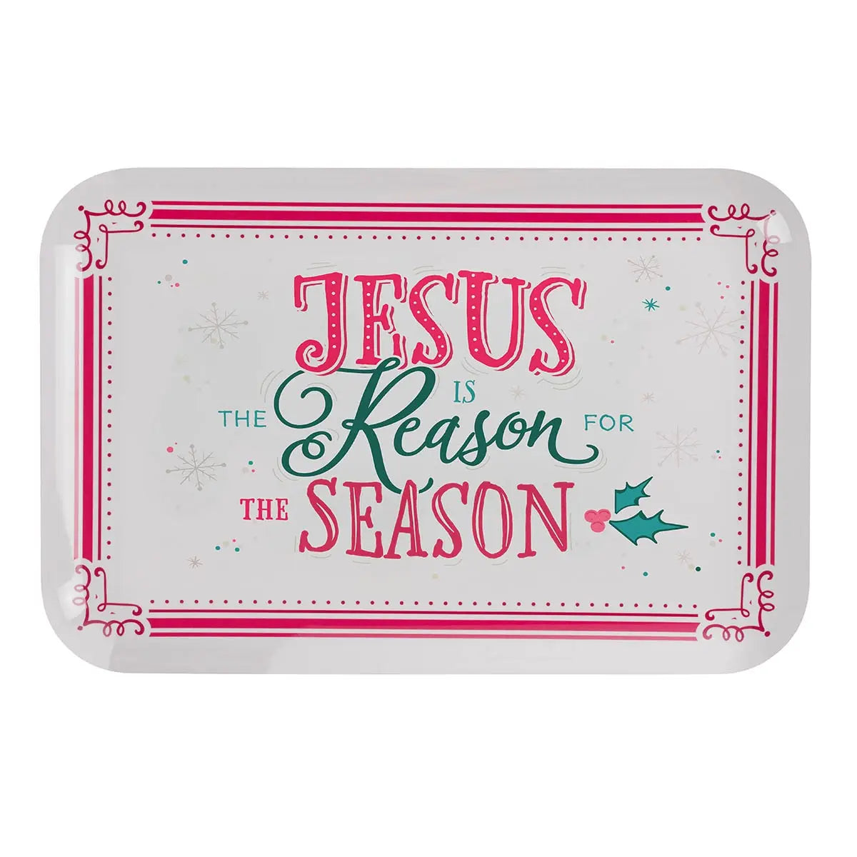 Plate Melamine Jesus Is the Reason