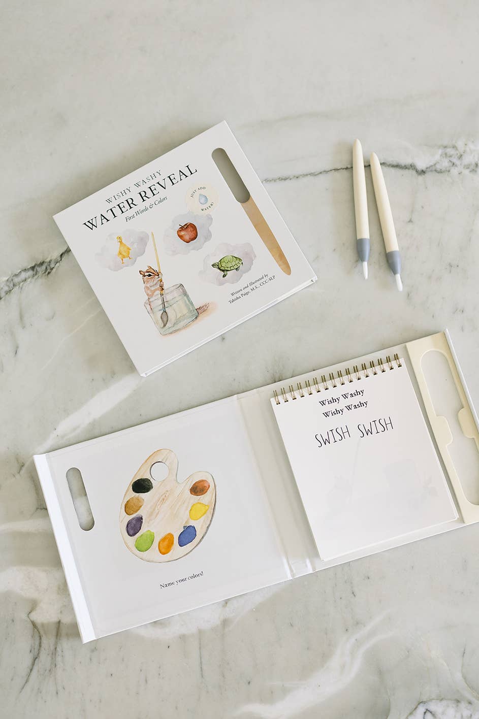 Wishy Washy Water Reveal Activity Book | Reusable No-Mess Coloring