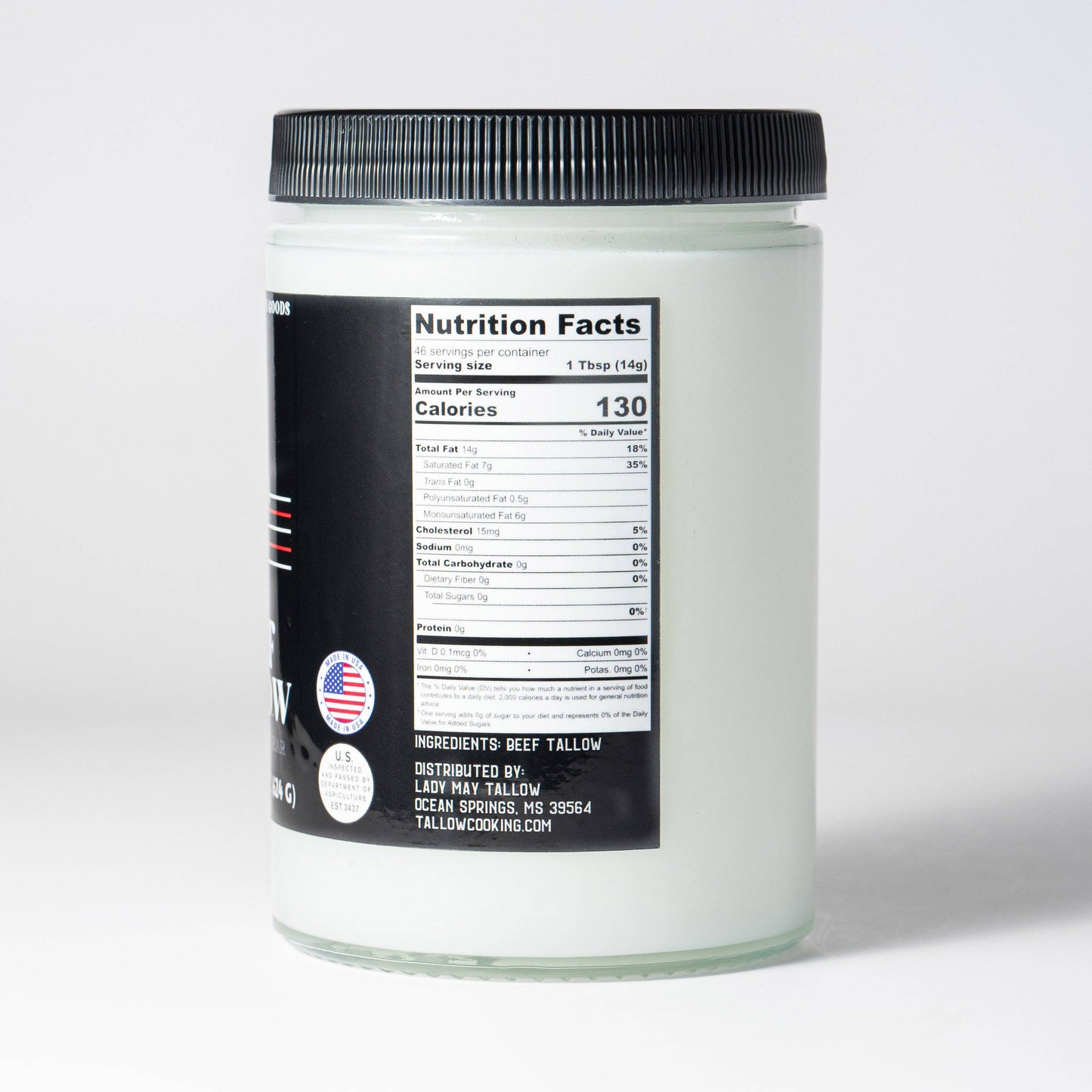 22oz Premium Grass-Fed Beef Tallow