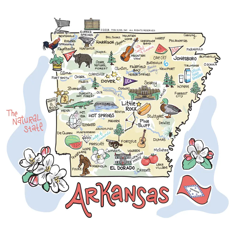 24oz Arkansas Party Cup