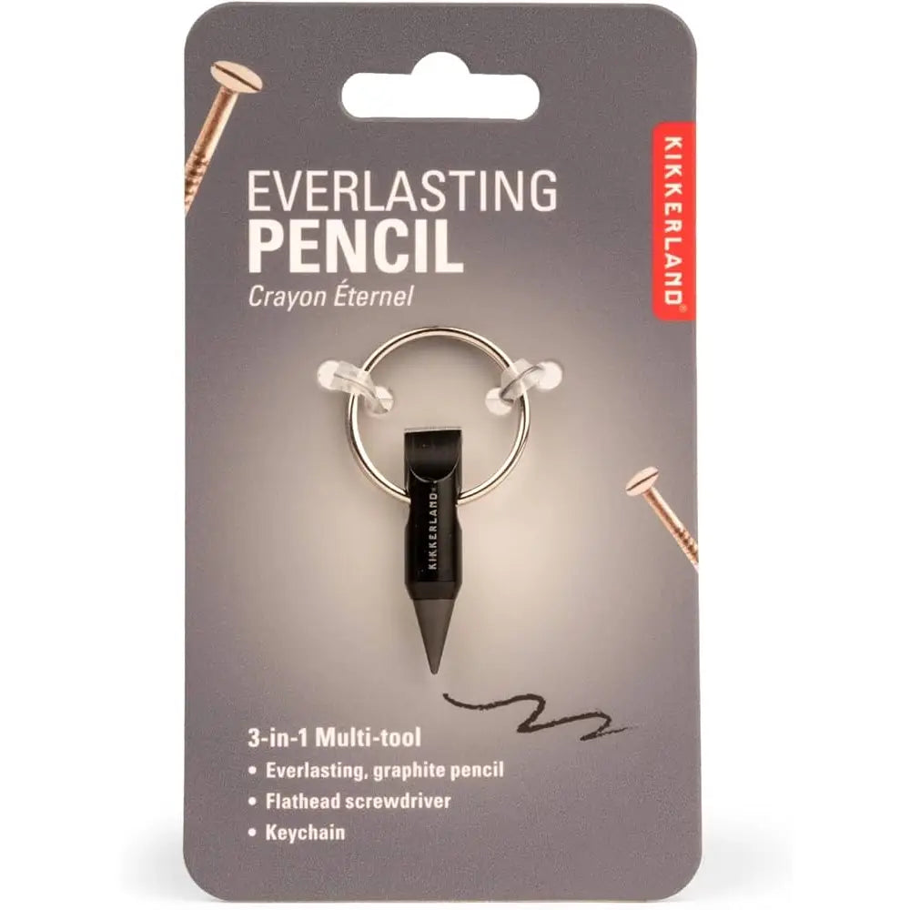 Kikkerland Everlasting Pencil & Screwdriver Keychain Tool
