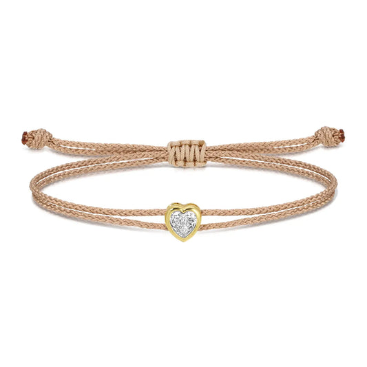 The Everly Adjustable Heart Bracelet