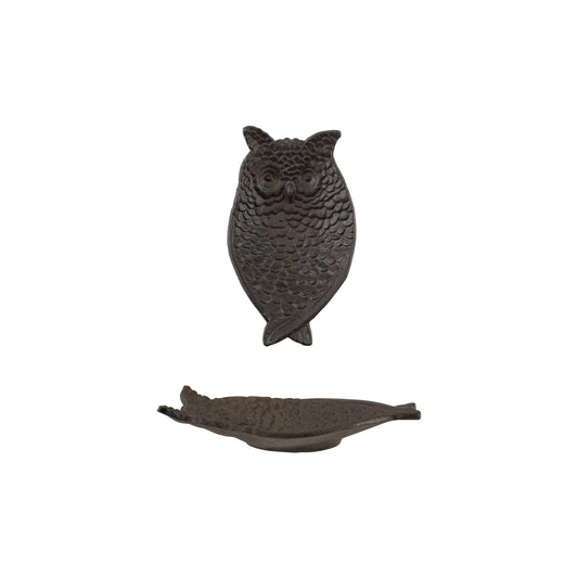 Cast Iron Owl Trinket Dish