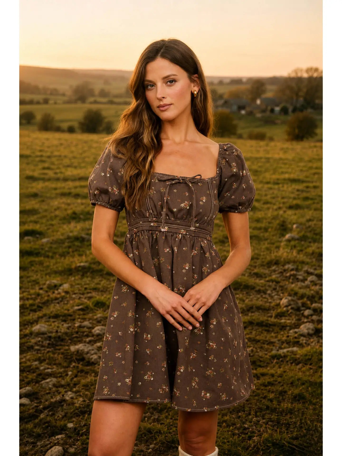 Wildflower Wishes Floral Mini Dress