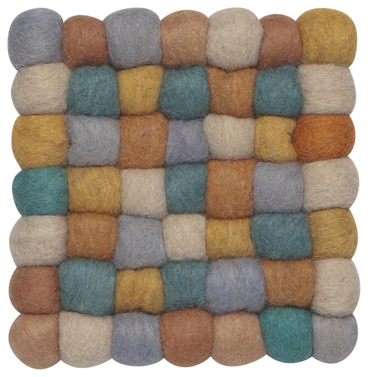 Recycled Wool Felt Dot Trivet