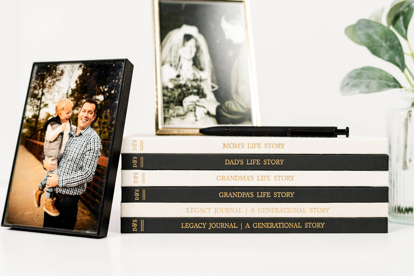 DAD Tell Me Your Story Journal - Linen Bound Life Story Book