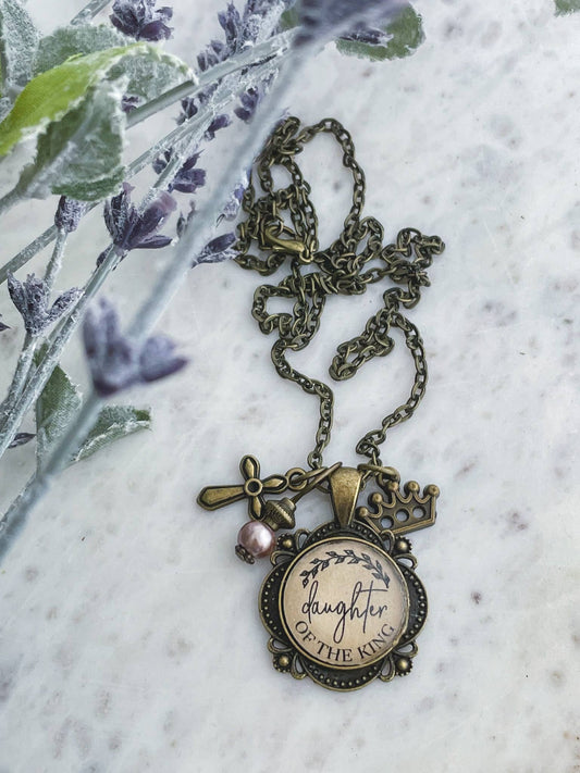 Daughter of the King Necklace Christian jewelry gift