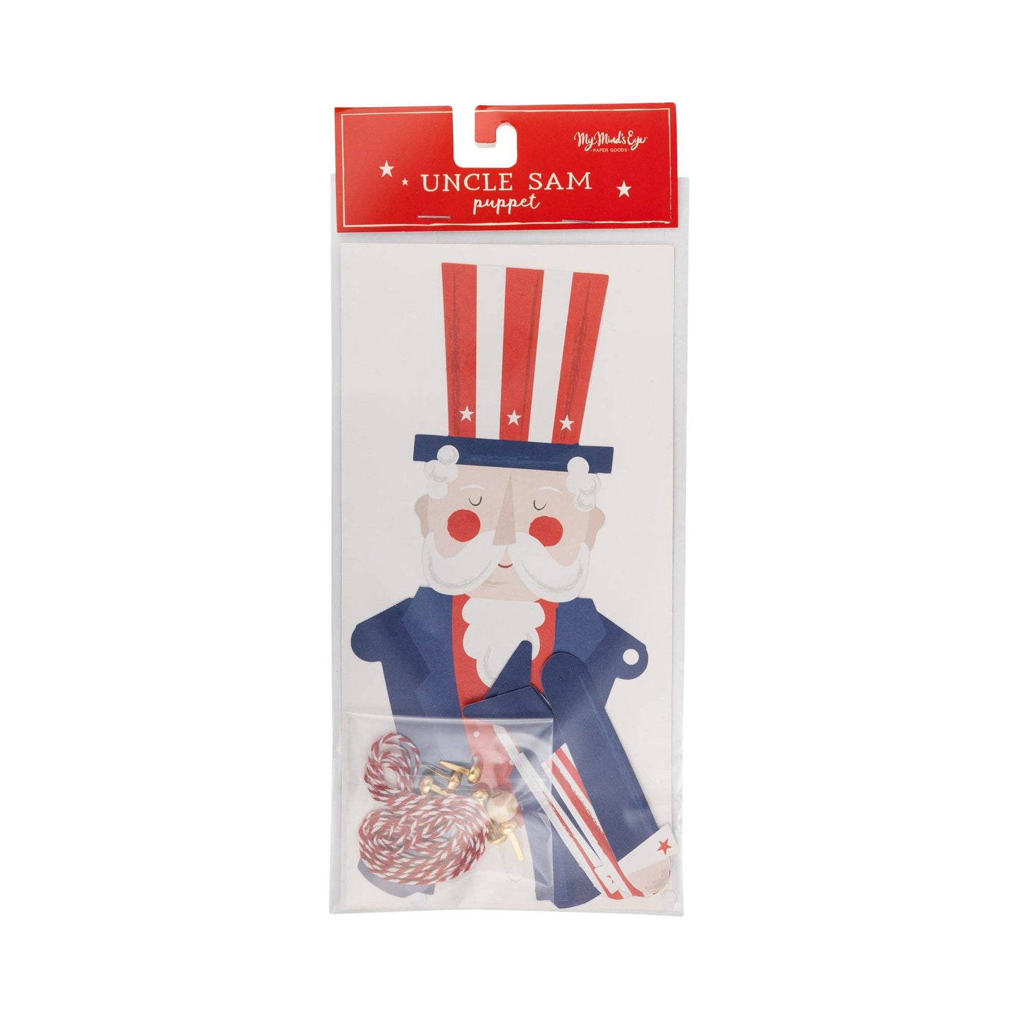 Hanging Uncle Sam Hinged Puppet