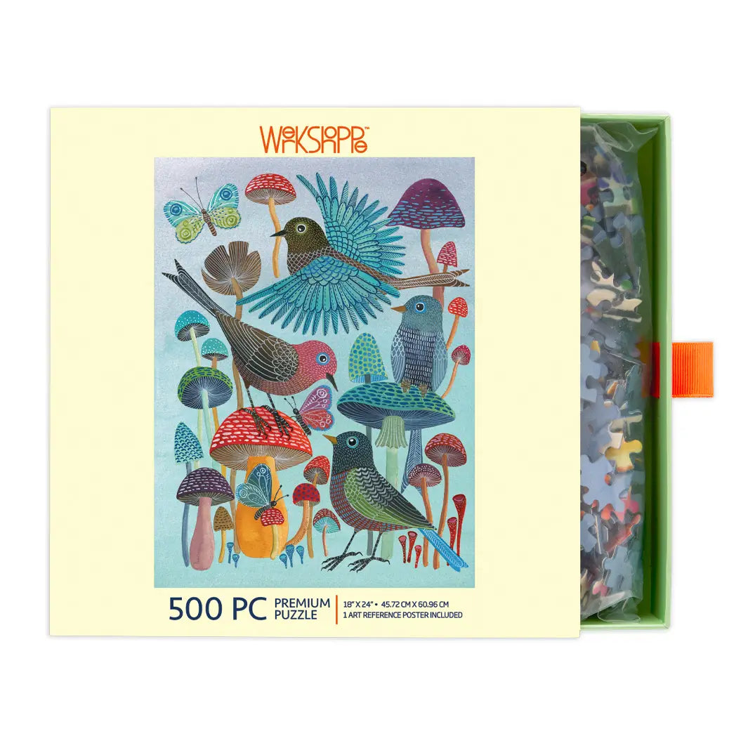 Mushroom Garden 500 Piece Puzzle