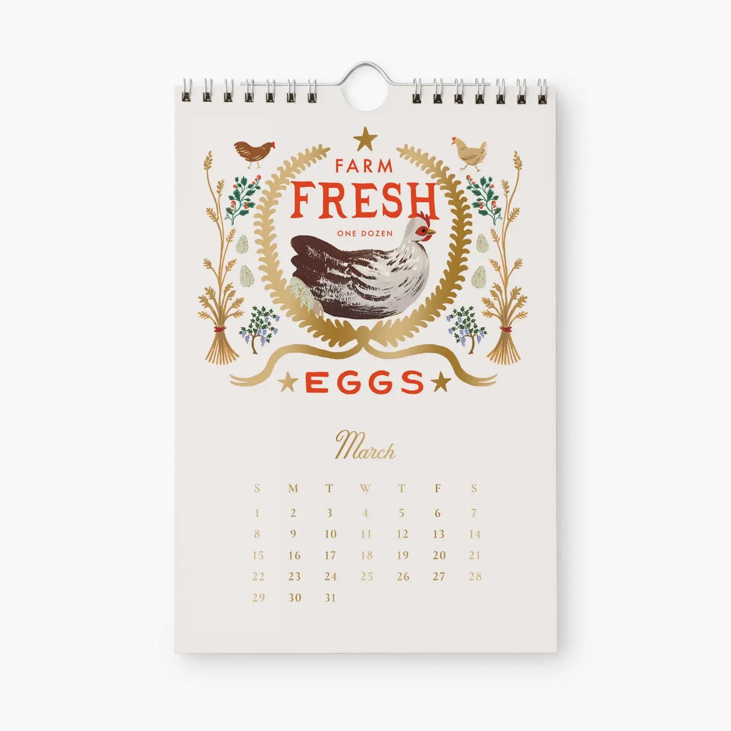 2026 Country Farm Kitchen Calendar