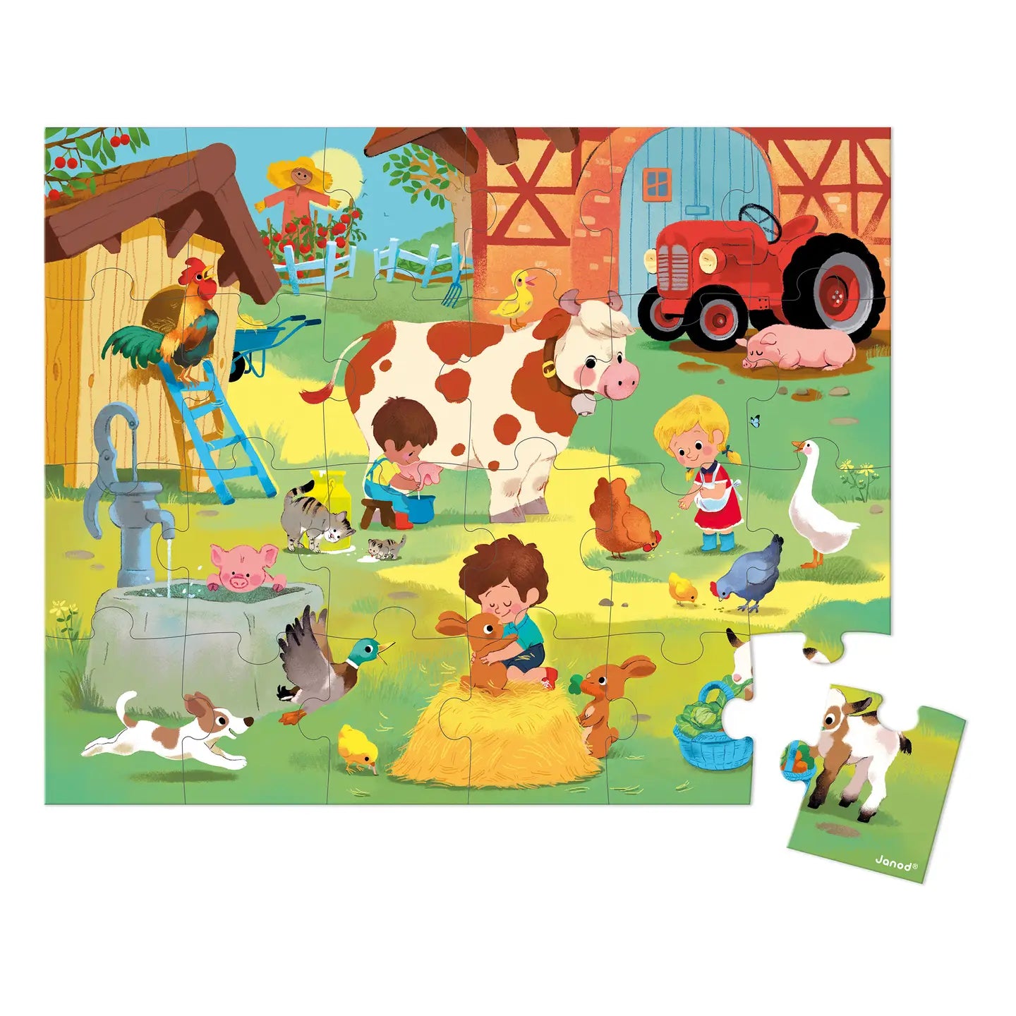 A Day at the Farm Puzzle 20 pcs