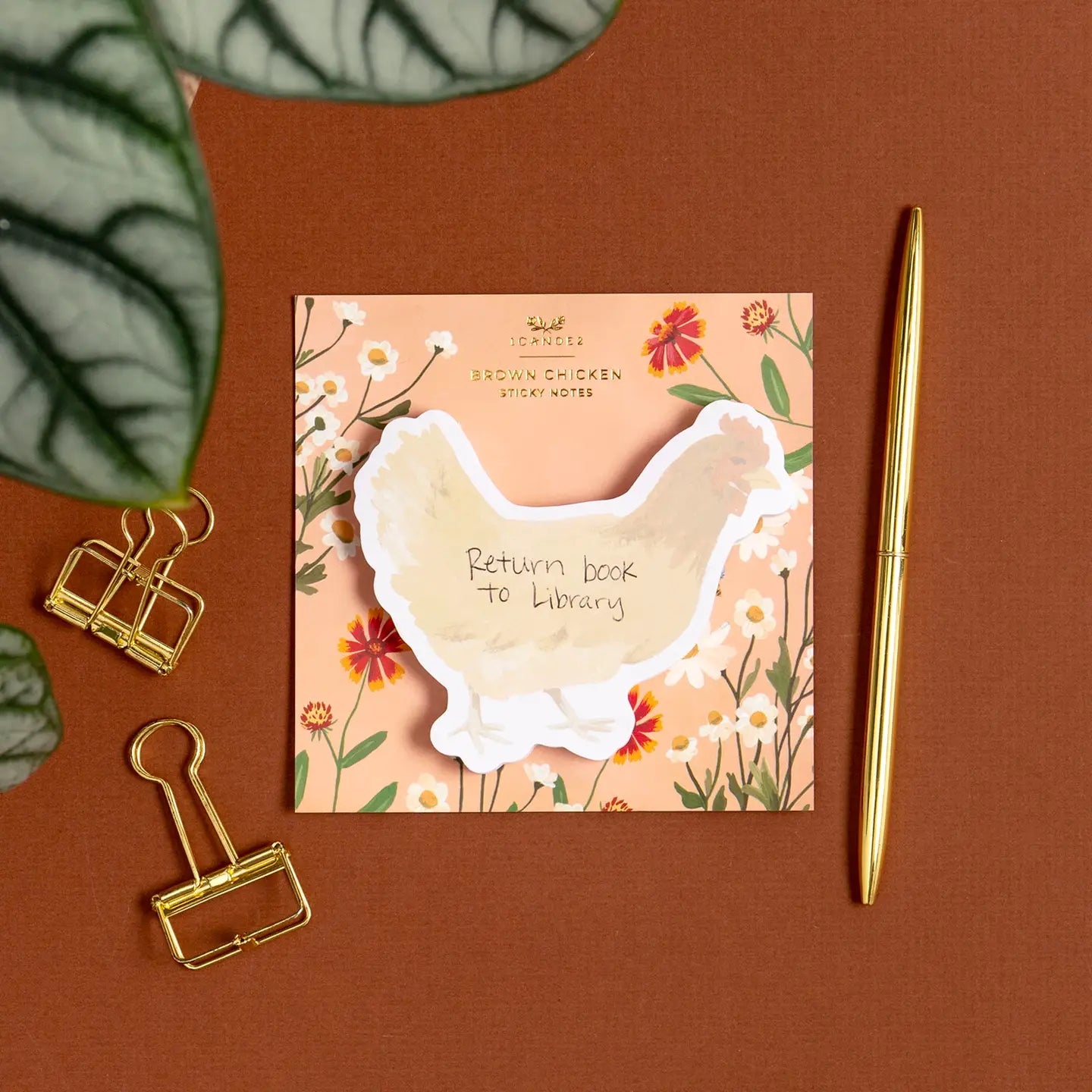 Brown Chicken Sticky Notes