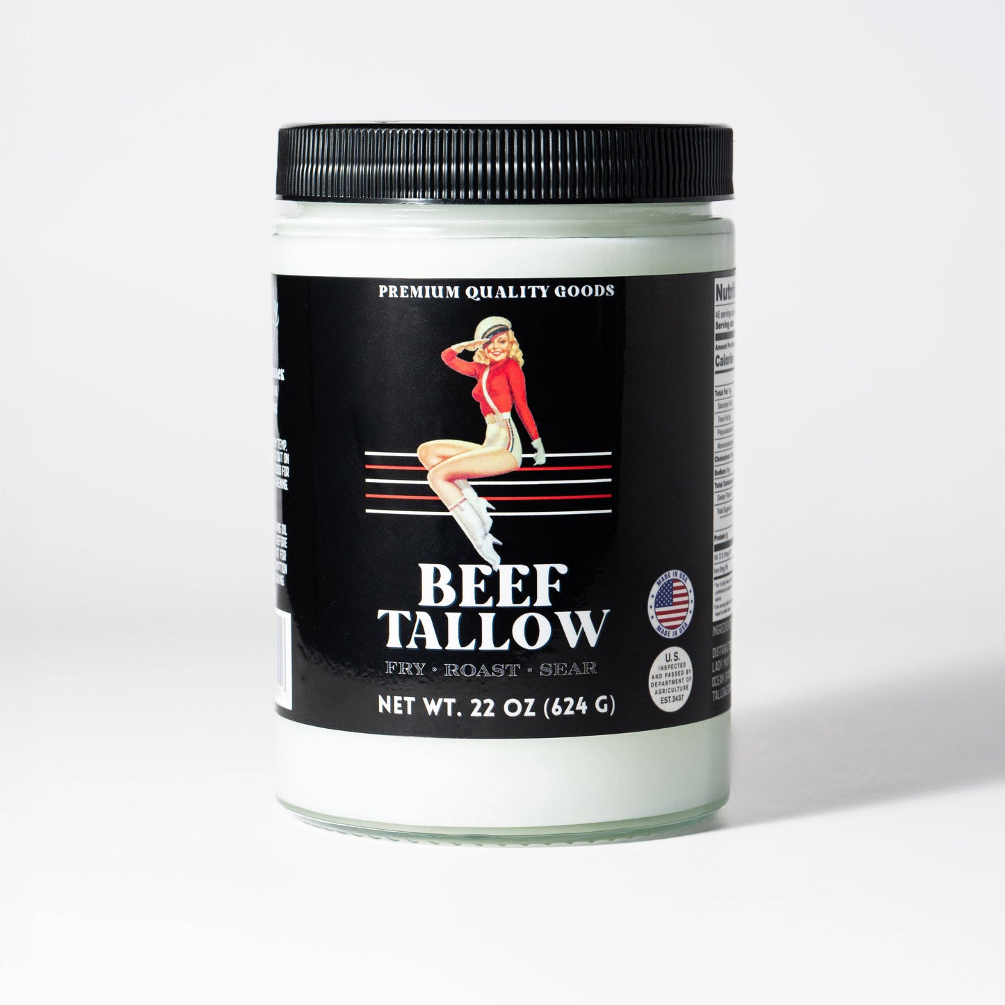 22oz Premium Grass-Fed Beef Tallow