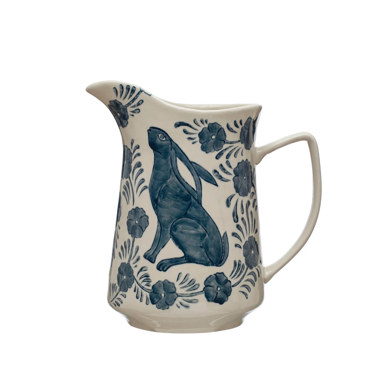 Bunny Stoneware Pitcher