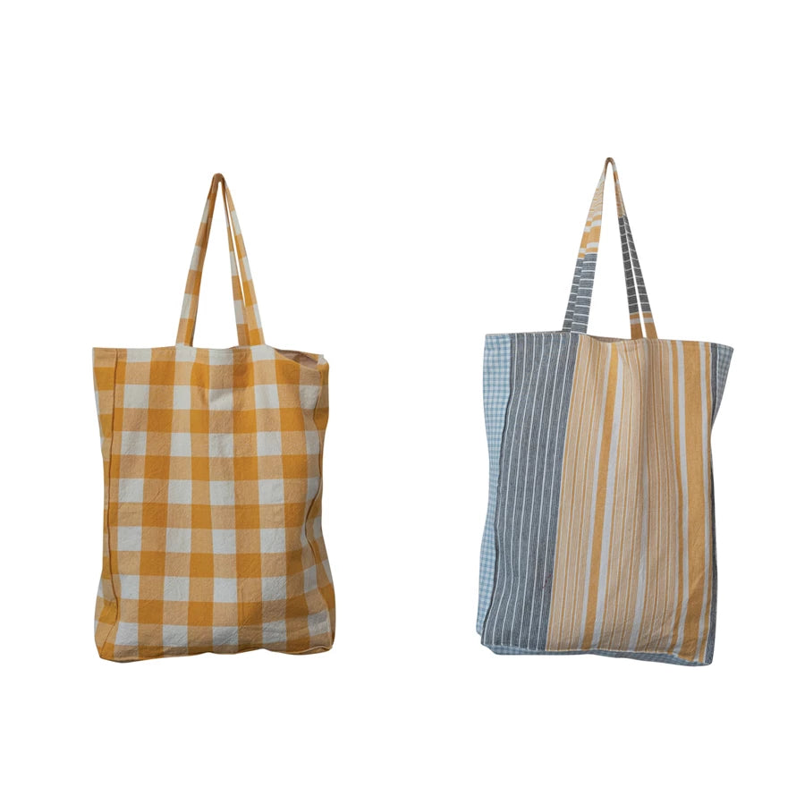 Farmhouse Cotton Tote Bag