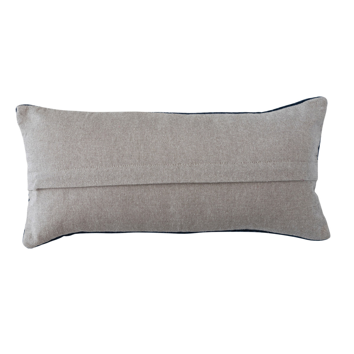 Embroidered Beetle Velvet Lumbar Pillow