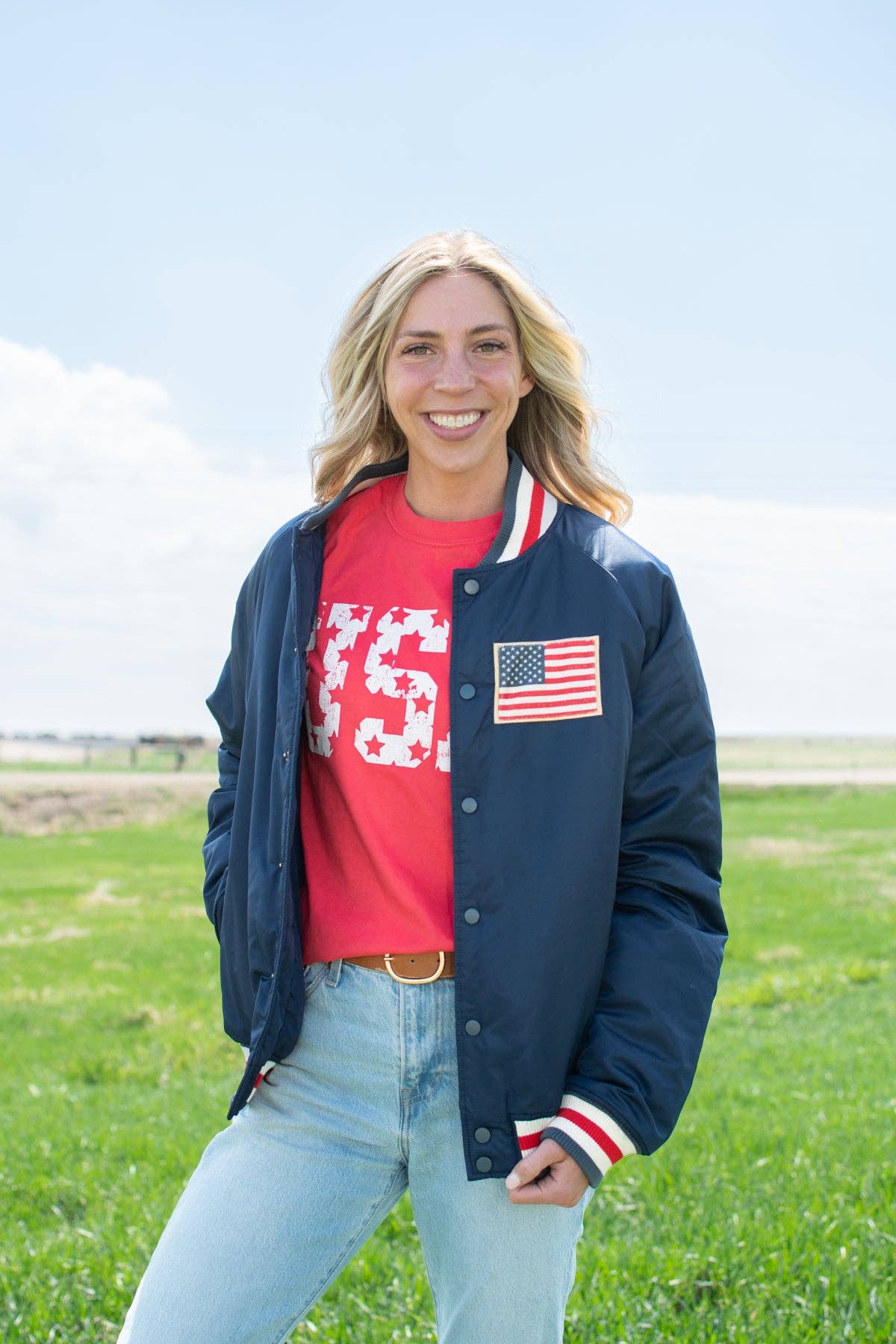 USA 250 Varsity Style Jacket
