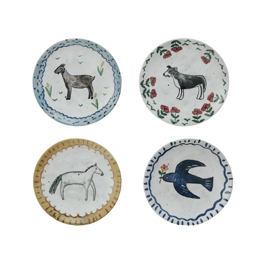 Hand Painted Animal Plate