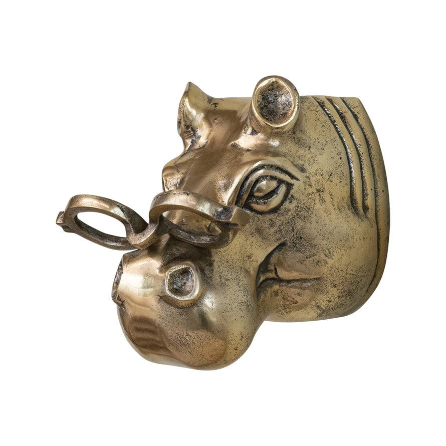 Professor Hippo Wall Decor