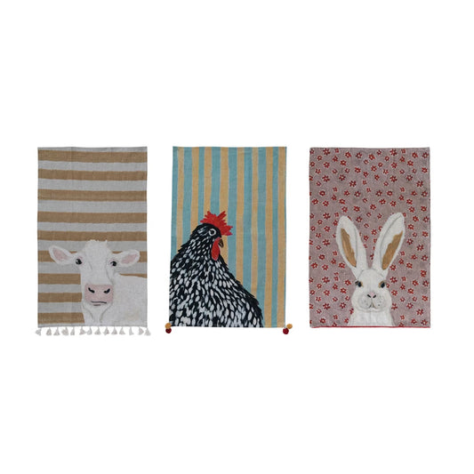 Country Chic Farm Tea Towel