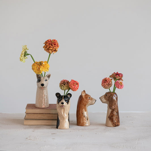 Dog Vase