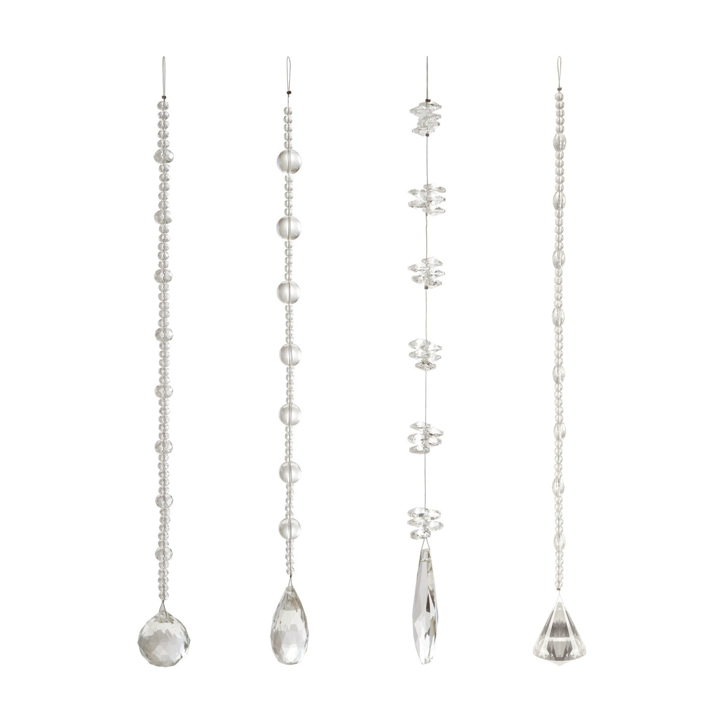 Crystal Hanging Beaded Drop