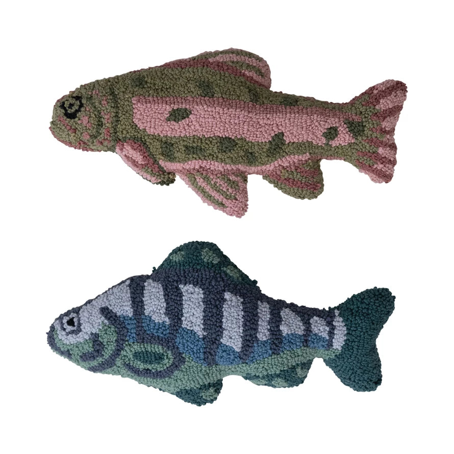 Hooked Fish Pillow