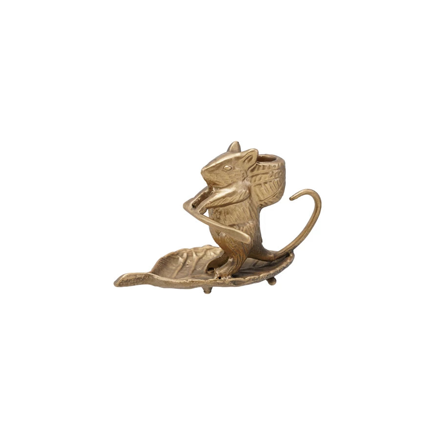 Whimsy Woodland Mouse Taper Holder