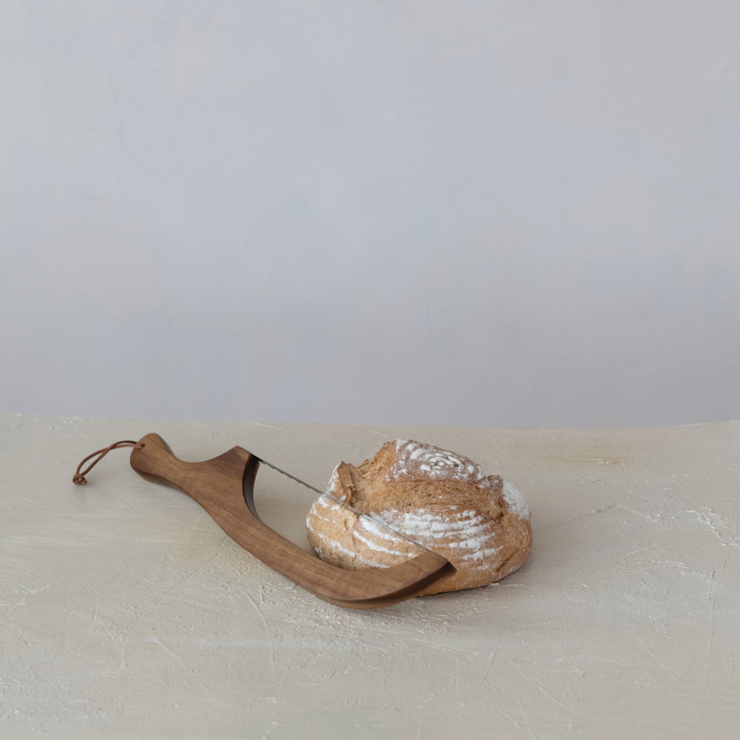 Wood Bread Bow Knife