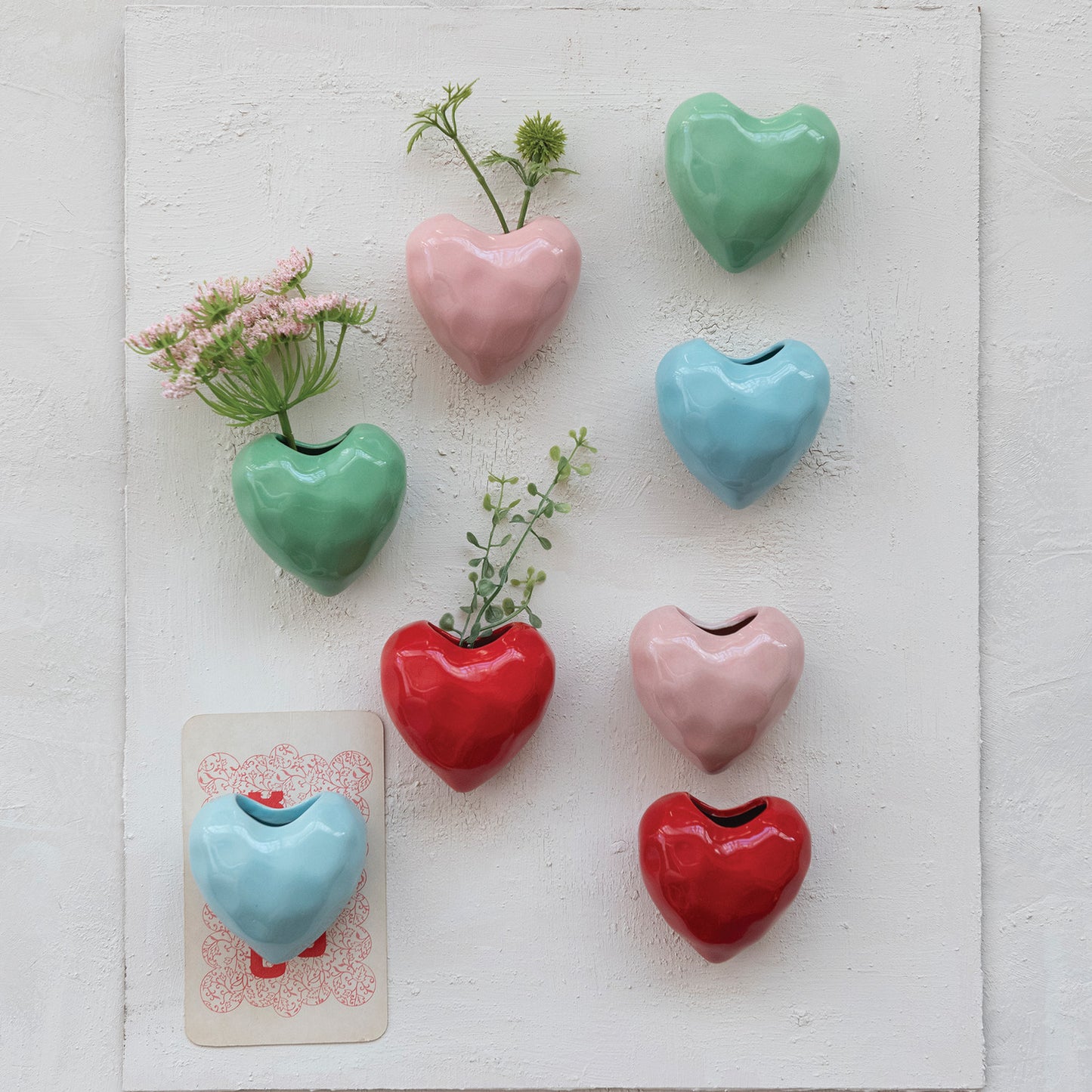 Magnetic Heart Mini Vase