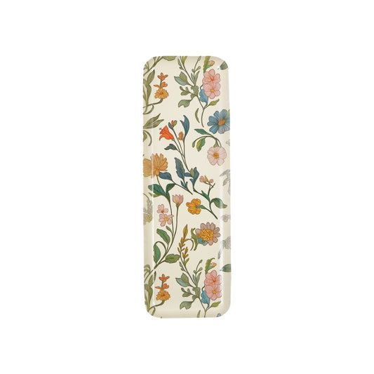 Use the first white-background photo as your main Shopify image. It shows the complete floral pattern clearly. Use the styled photo second because it does a great job showing customers how they can actually use it.