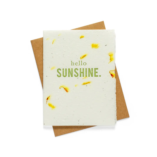 Hello Sunshine Seed Card