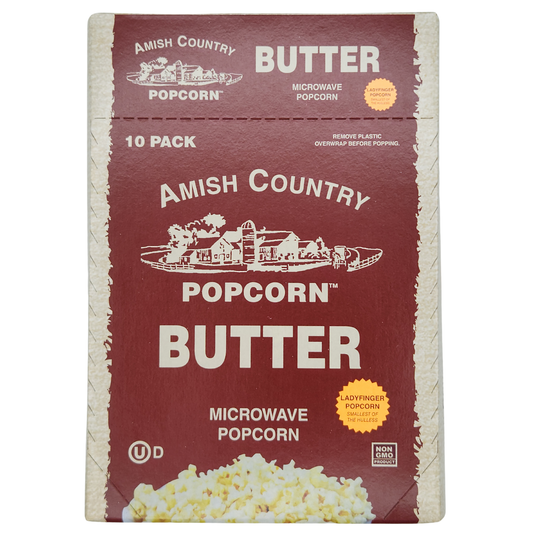 10pk Microwave Butter Ladyfinger Popcorn