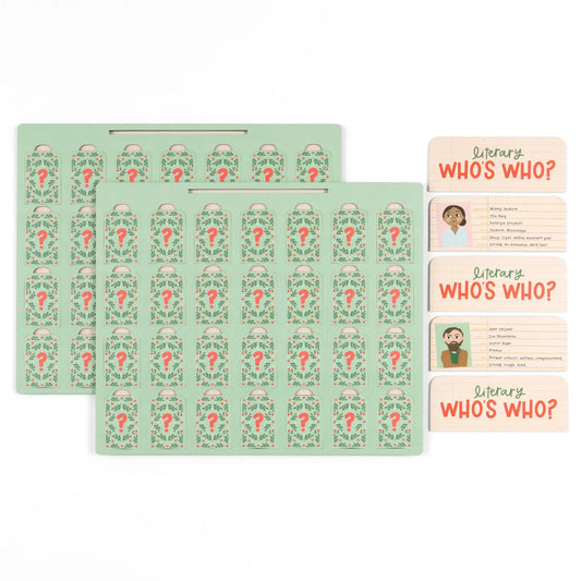 Literary Who's Who-Clues & Guessing Game
