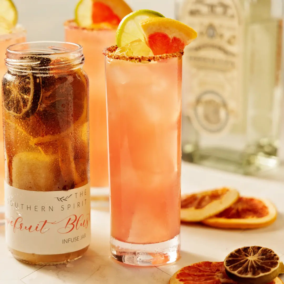 The Southern Spirit Cocktail & Mocktail Infusion Jar