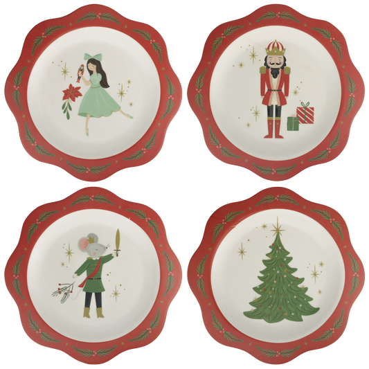 Nutcracker Bamboo 9" Plate