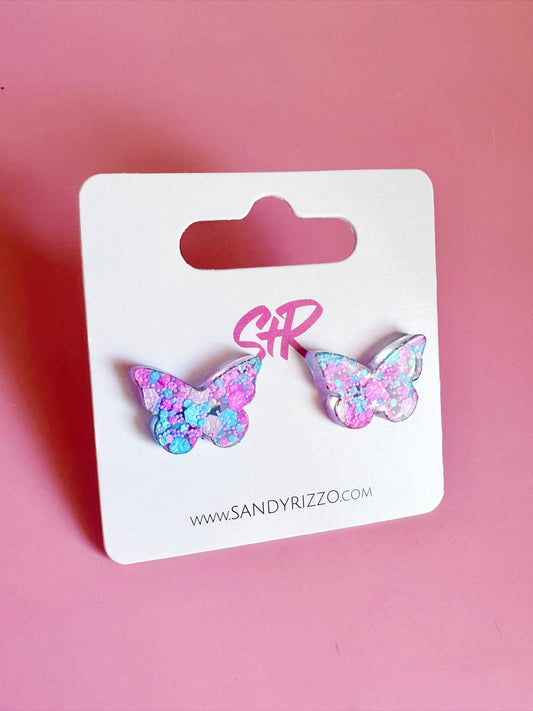 Poolside Butterfly Stud