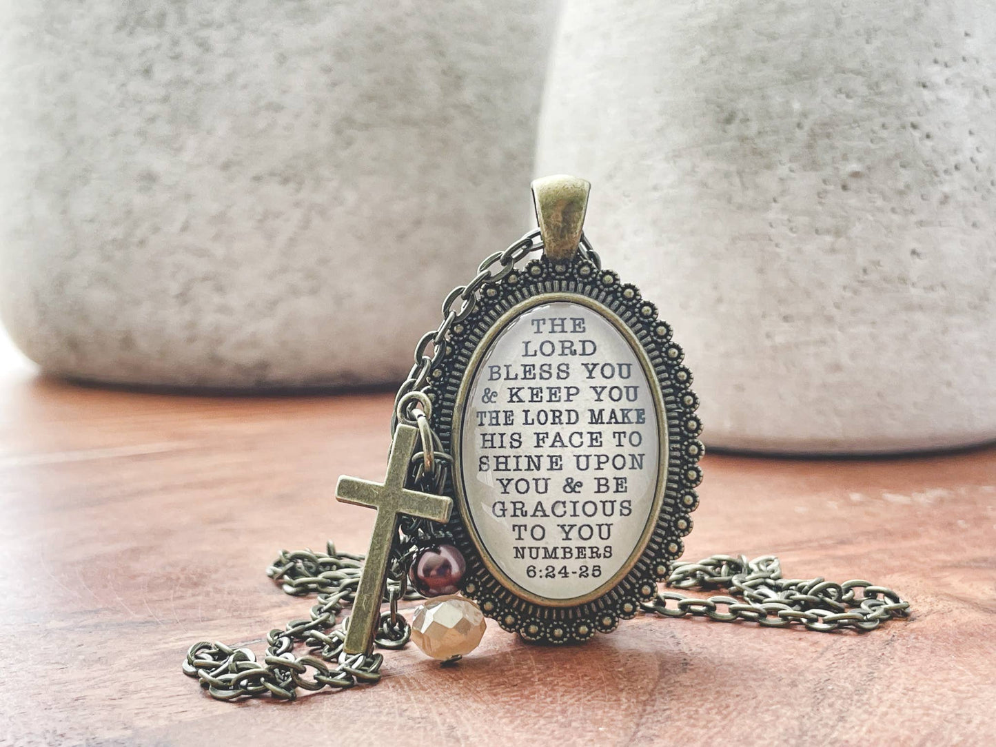 The Lord Bless You and Keep You {The Blessing Necklace}