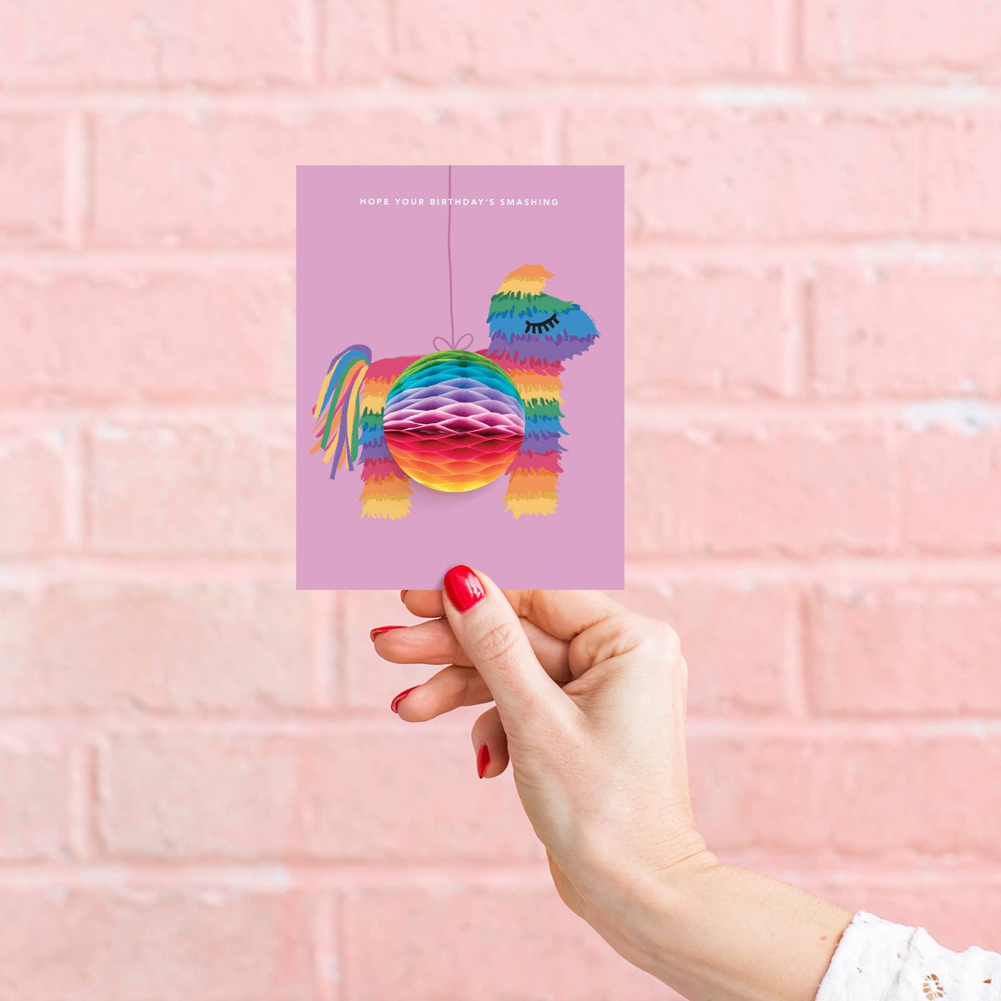  Piñata Pop-up Card - Birthday