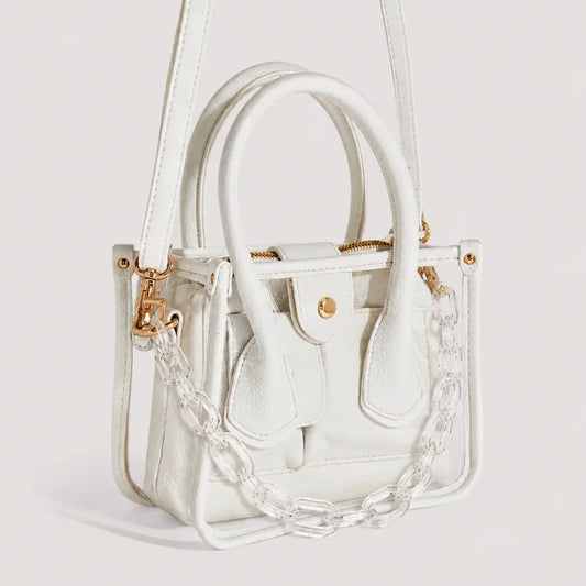 The Molly Stadium Bag | White Clear Stadium-Approved Tote