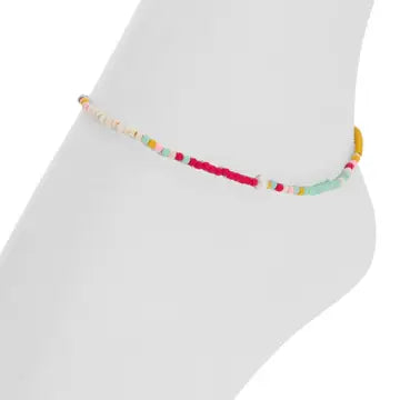 Seaside Pearl Seed Bead Anklet