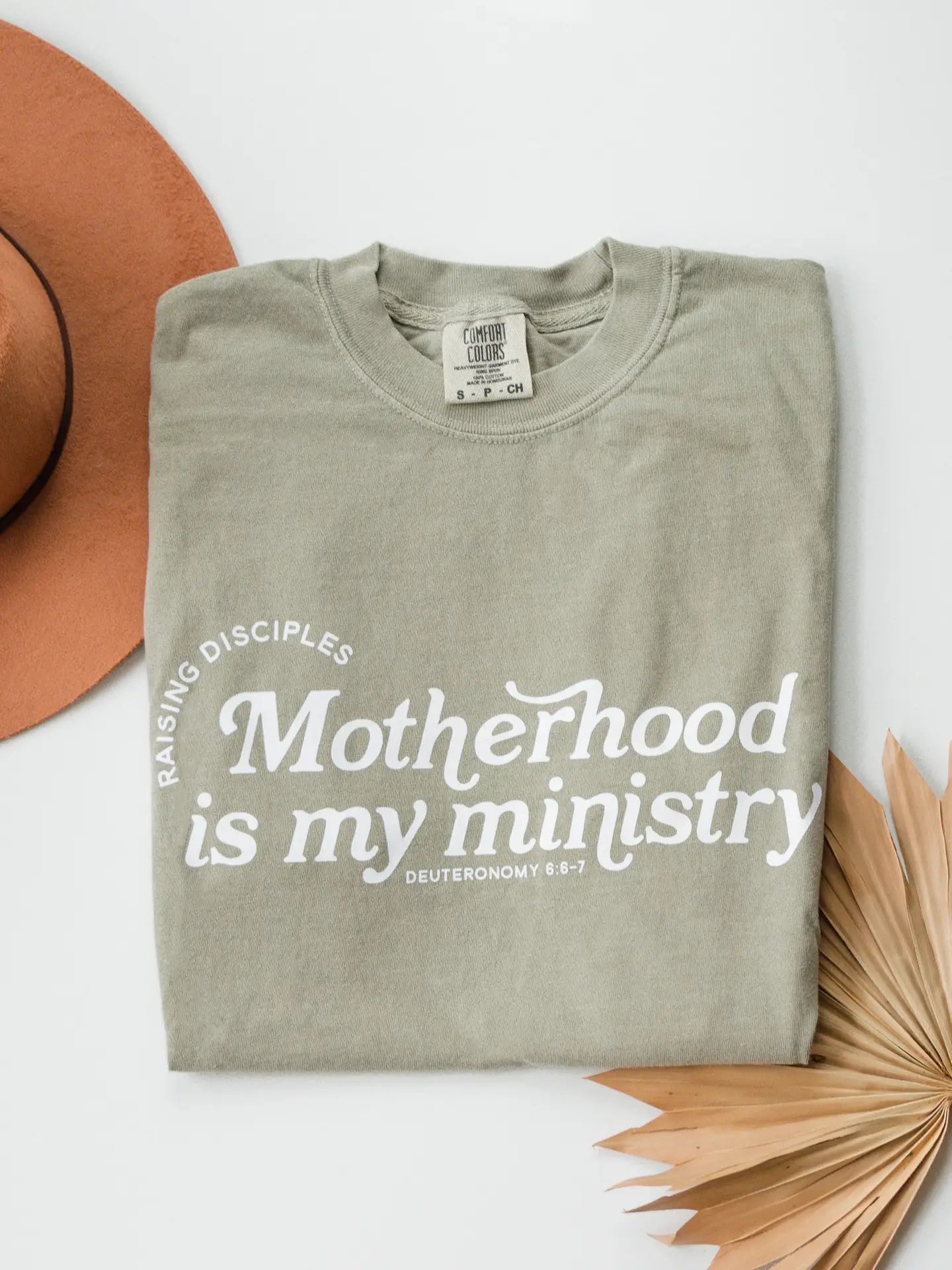 Motherhood Is My Ministry Comfort Colors® Graphic Tee