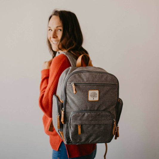 Birch Bag Mini - Diaper Backpack in Gray